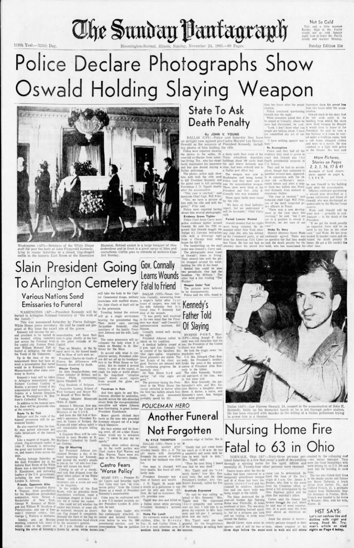 November 24, 1963, Page 1